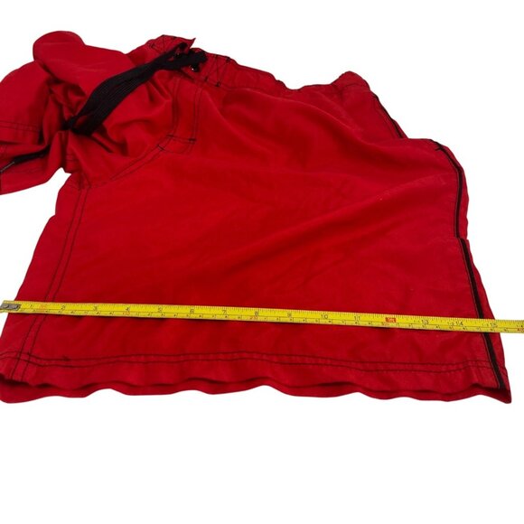 Red Shorts Athletic Pockets w/Elastic Fully Lined Sz XL Drawstring-Faded Glory - Picture 8 of 15